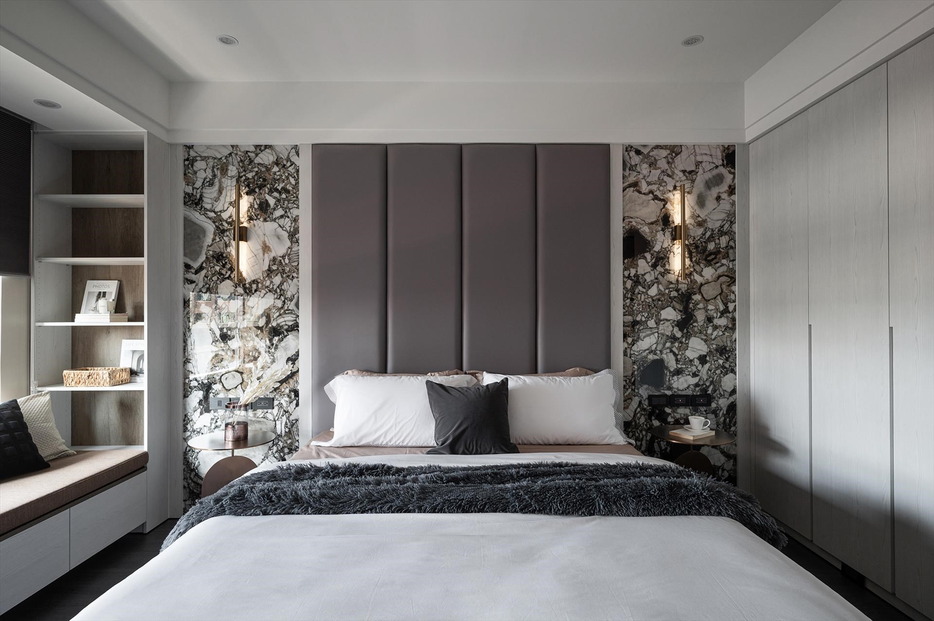 18 種床頭牆面的設計方法，讓你的臥室高雅又舒適，提升睡眠品質 - 澄易設計